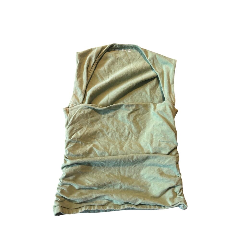 Abercrombie & Fitch Green Box Neck Shirt Size XS